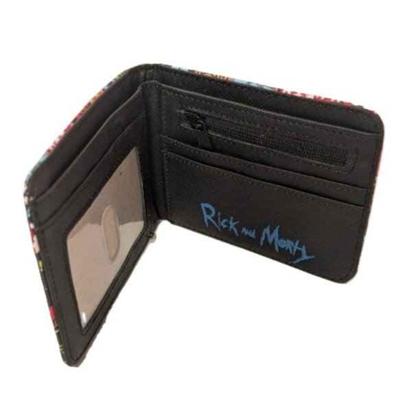 Rick and Morty All Over Print Bifold Wallet Cartoon TV Show - Picture 2 of 5
